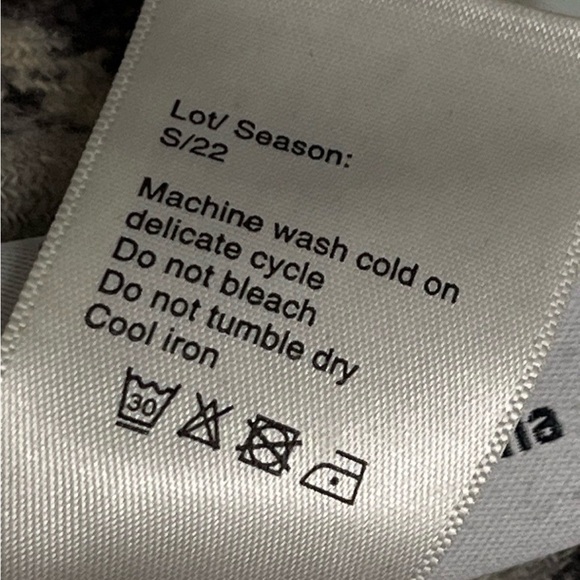 R13 Plaid Oversized cutoff Shirt Size Large - Picture 3 of 6